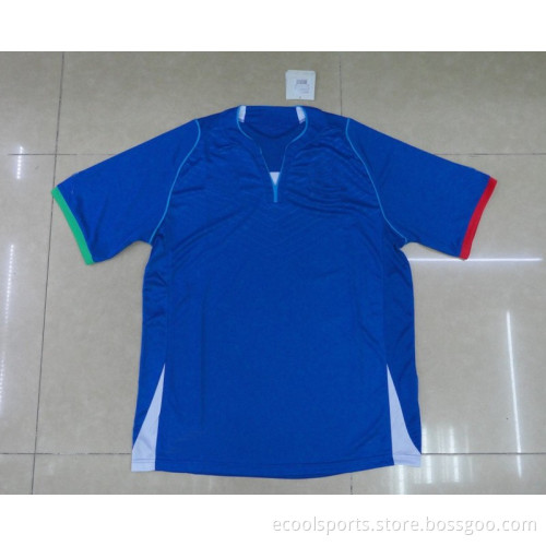 Hot Sale 2013 Season City Away Soccer Jersey ,Top Quality Men's Football Jersey ,Blue Sports Wear (FJ03)